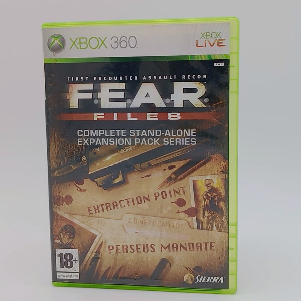FEAR Files First Encounter Assault Recon for XBOX 360 PAL CID with Manual