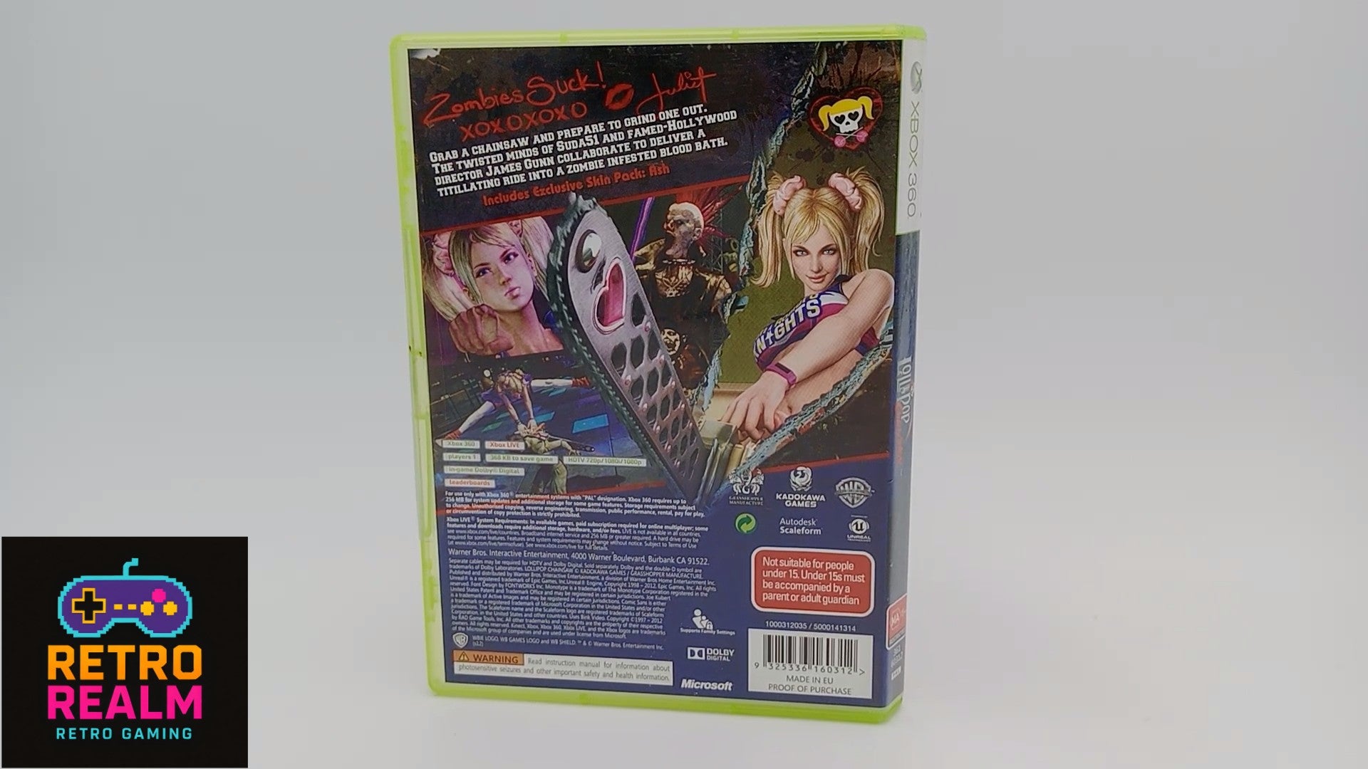 Lollipop Chainsaw for XBOX 360 PAL CID with Manual