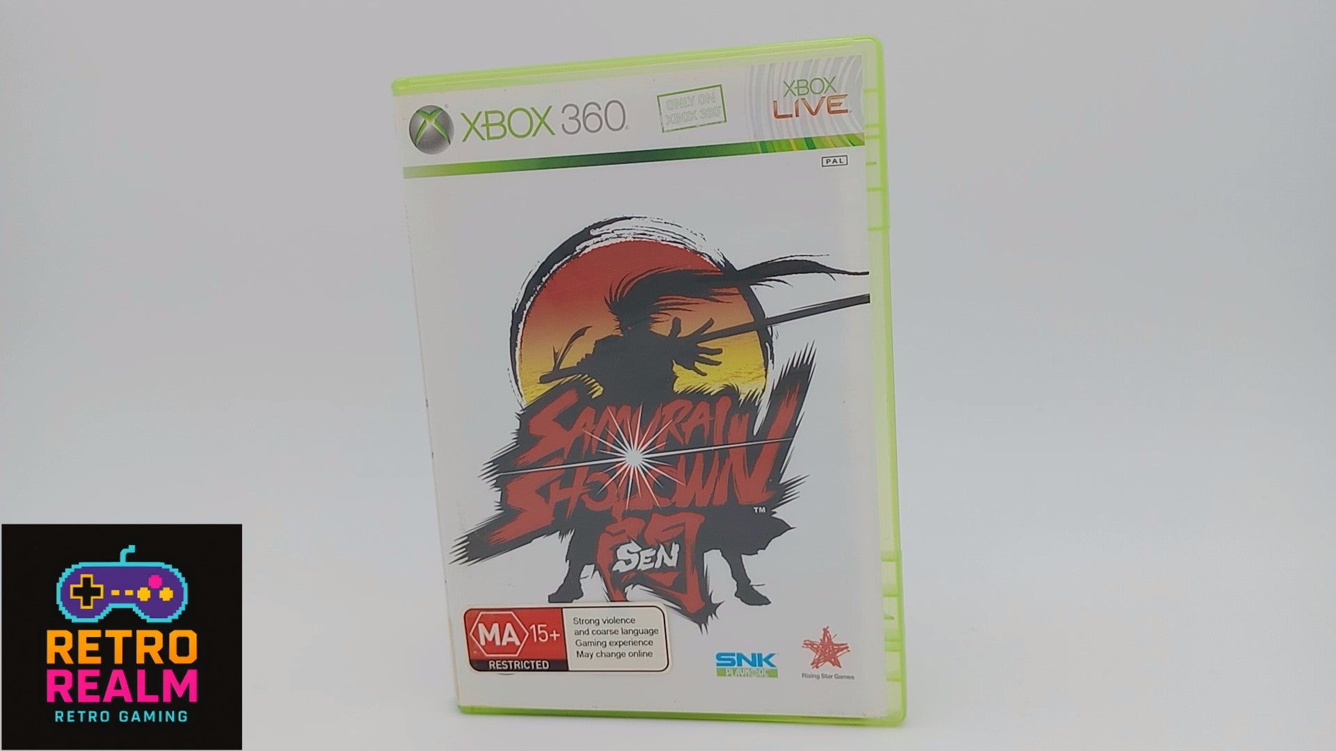 Samurai Showdown Sen for XBOX 360 PAL CID with Manual
