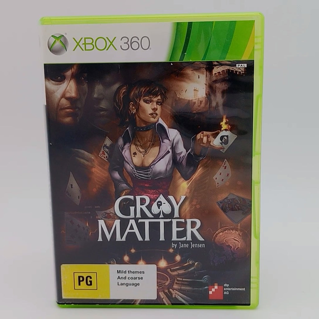 Gray Matter for XBOX 360 PAL CID with Manual