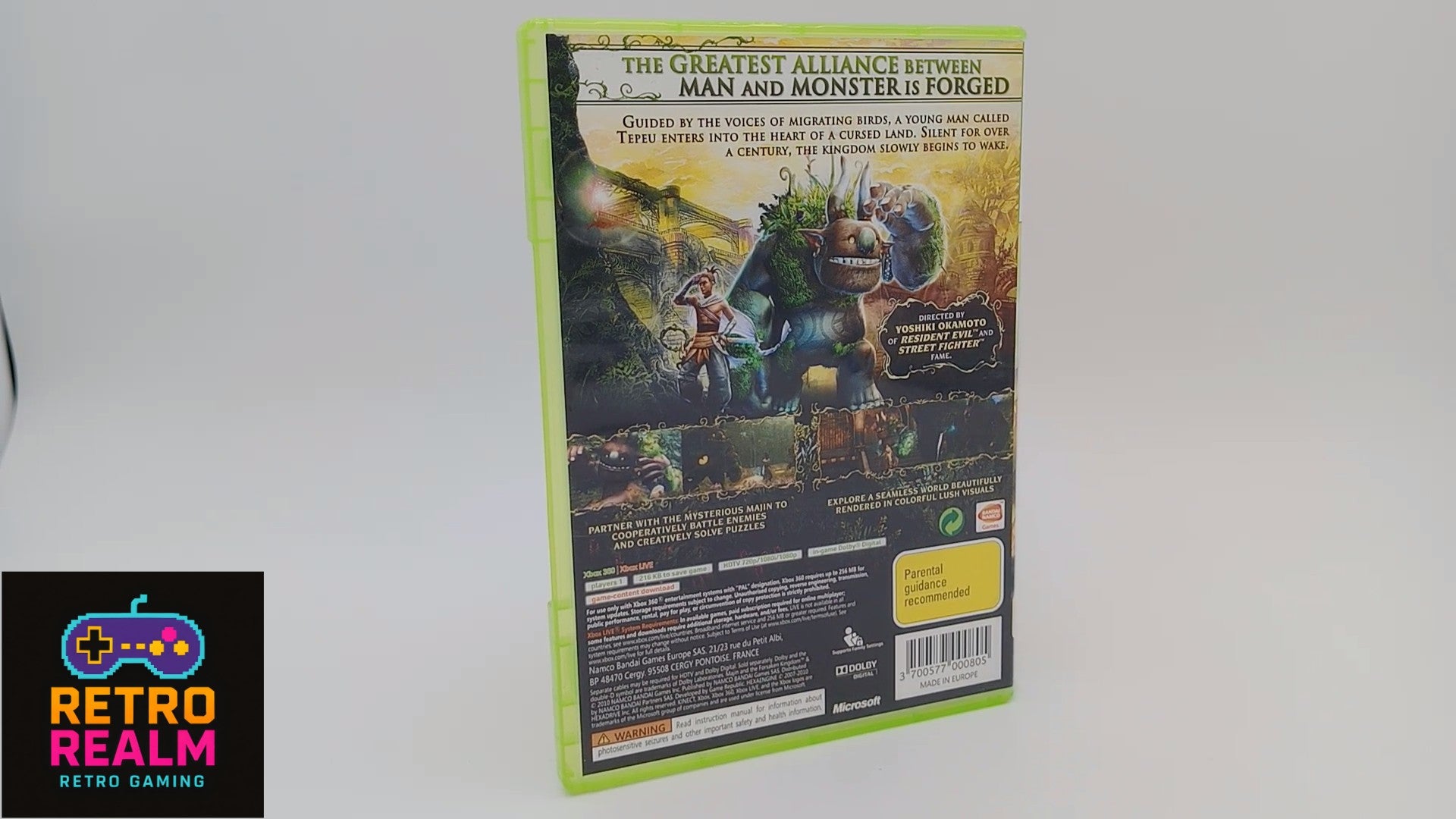 Majin and the Forsaken Kingdom for XBOX 360 PAL CIB with Manual