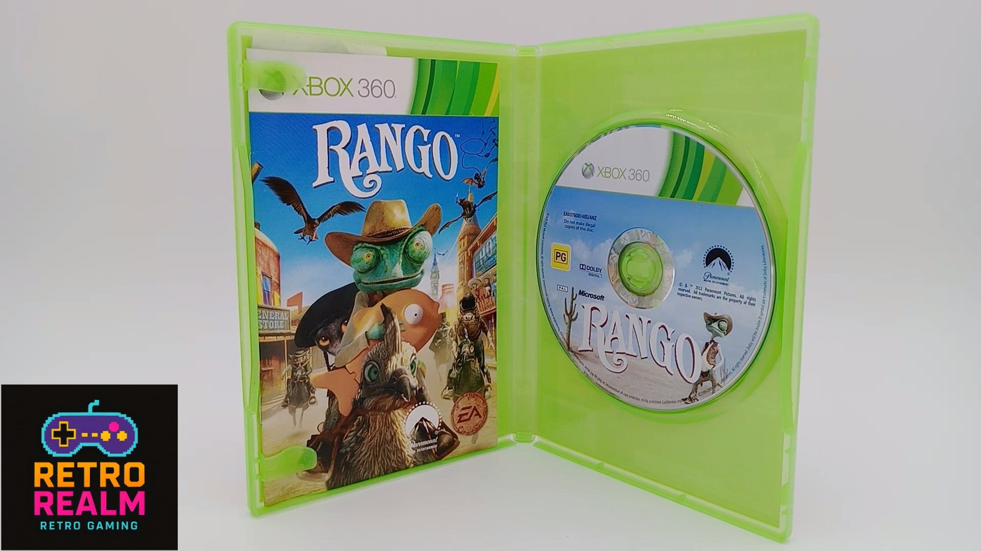 Rango for XBOX 360 PAL CIB with Manual