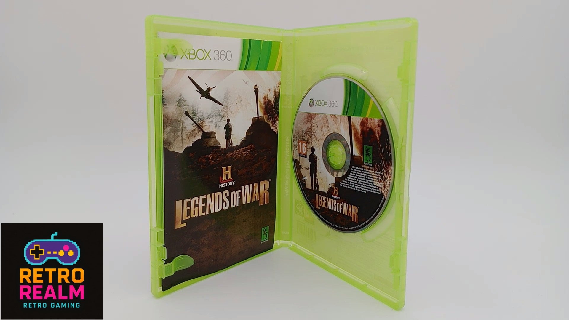 History Legends of War for XBOX 360 PAL CIB with Manual