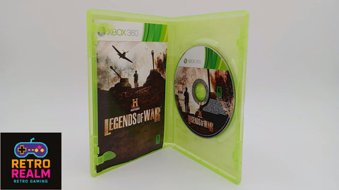 History Legends of War for XBOX 360 PAL CIB with Manual