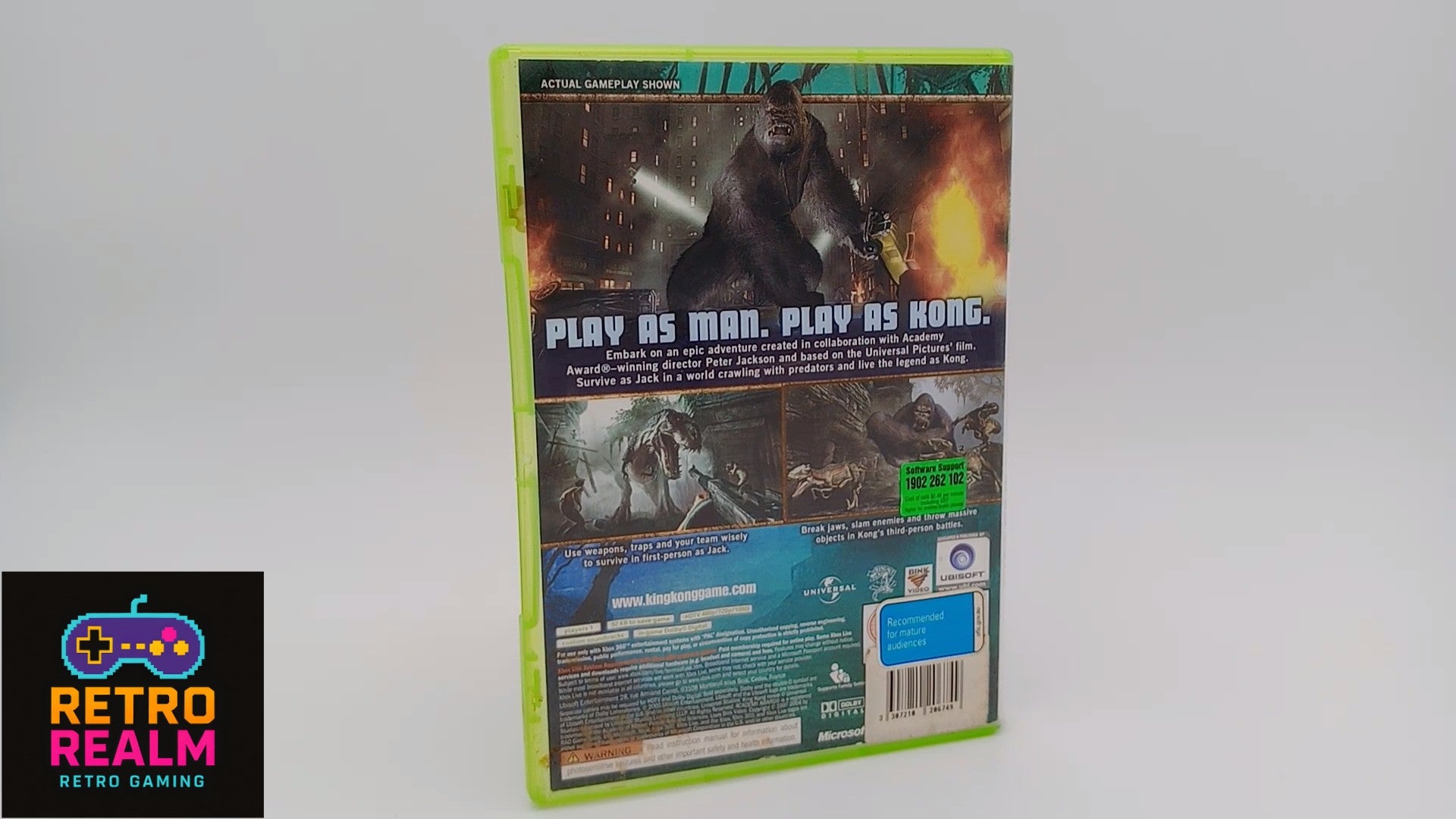 Peter Jackson's King Kong for XBOX 360 PAL CIB with Manual