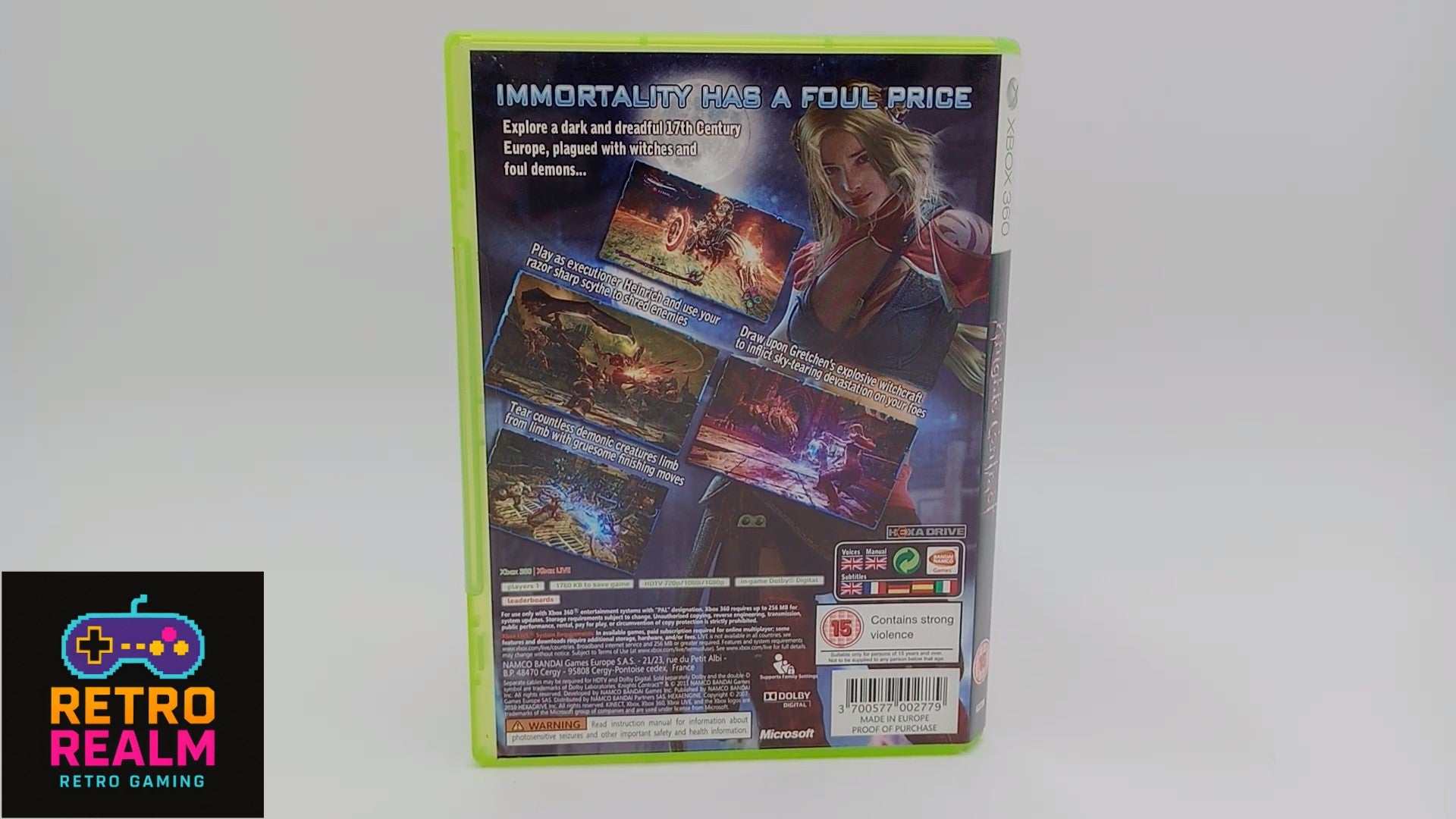 Knights Contract for XBOX 360 PAL CIB with Manual