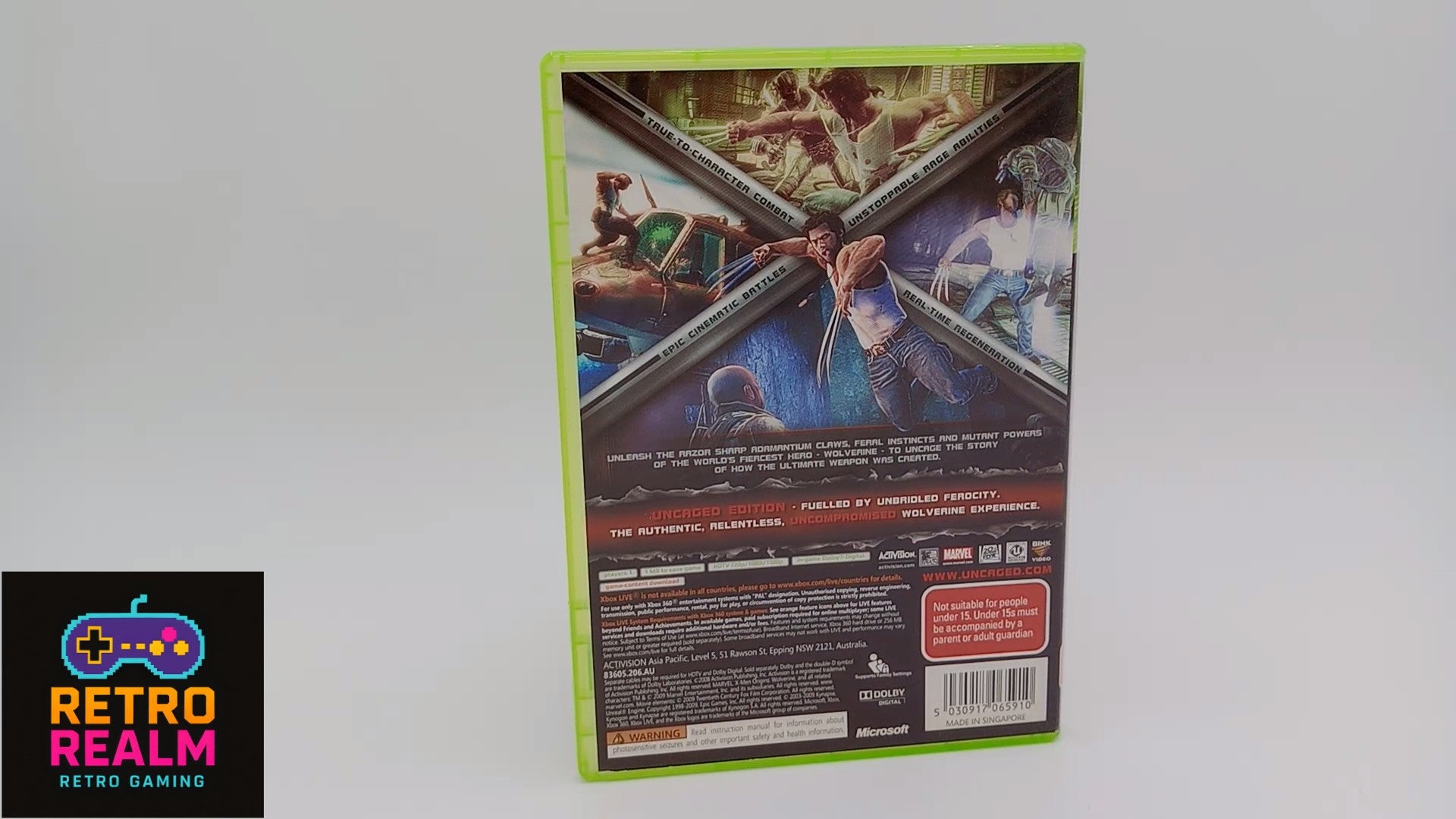 X-Men Origins Wolverine Uncages Edition for XBOX 360 PAL CIB with Manual