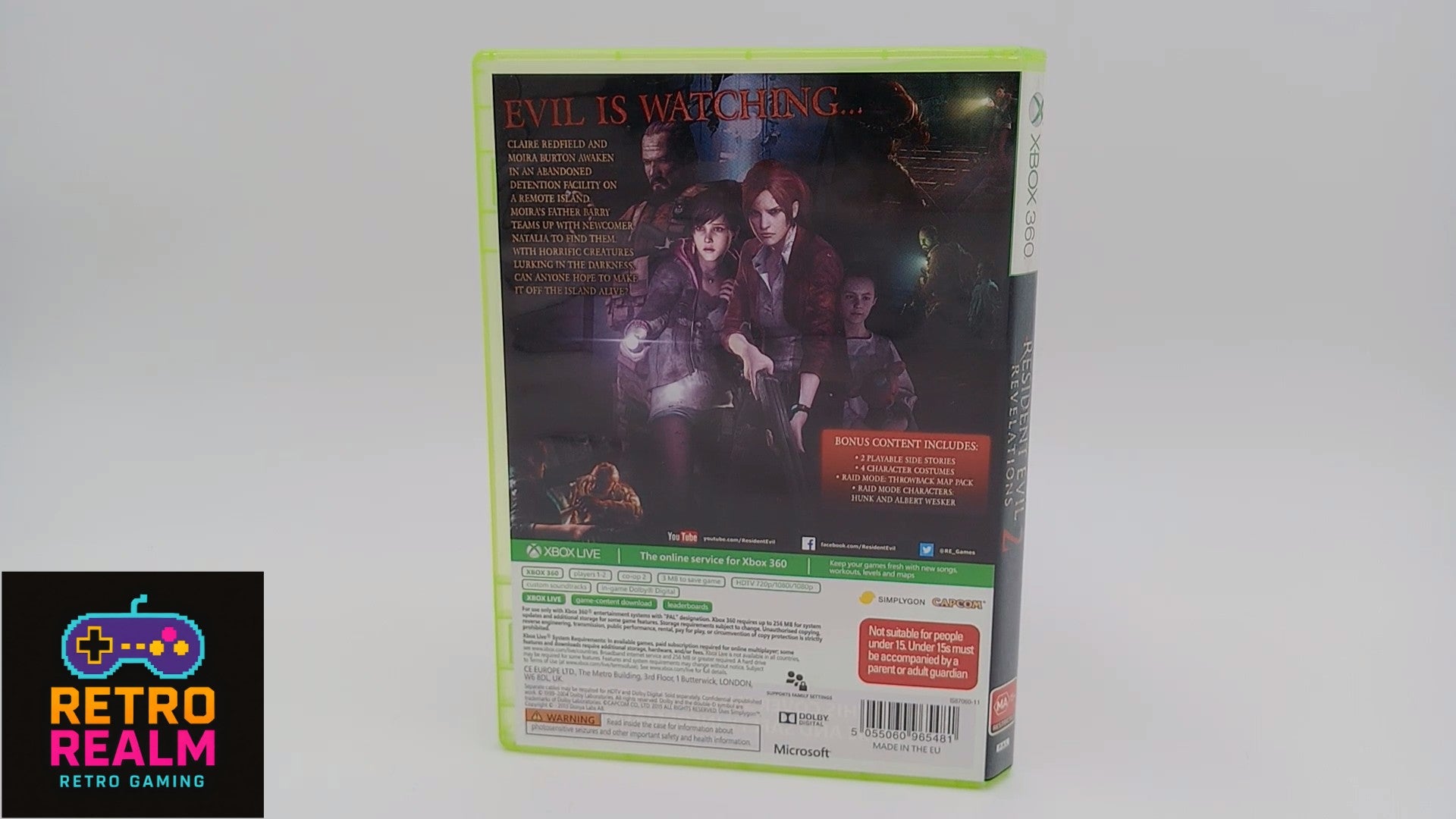 Resident Evil Revelations 2 Box Set for XBOX 360 PAL no Manual