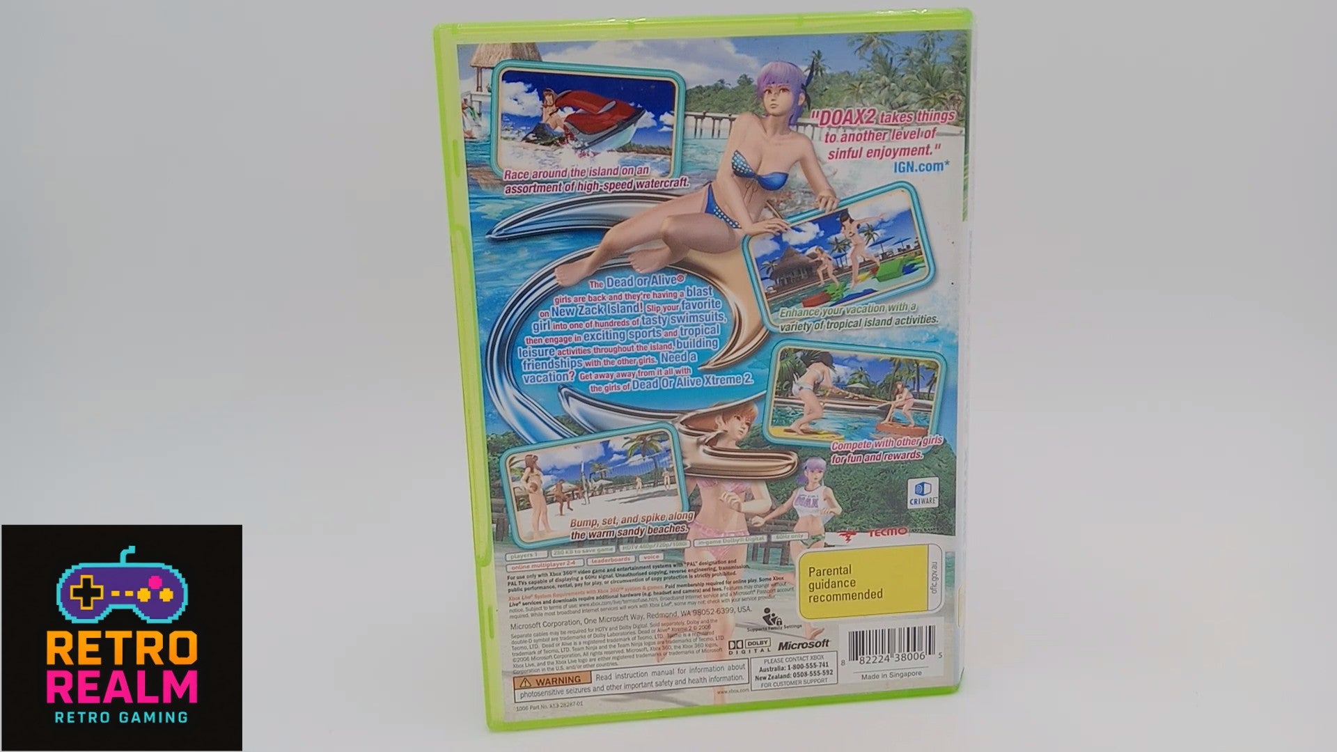 Dead Or Alive Xtreme 2 for XBOX 360 PAL CID with Manual