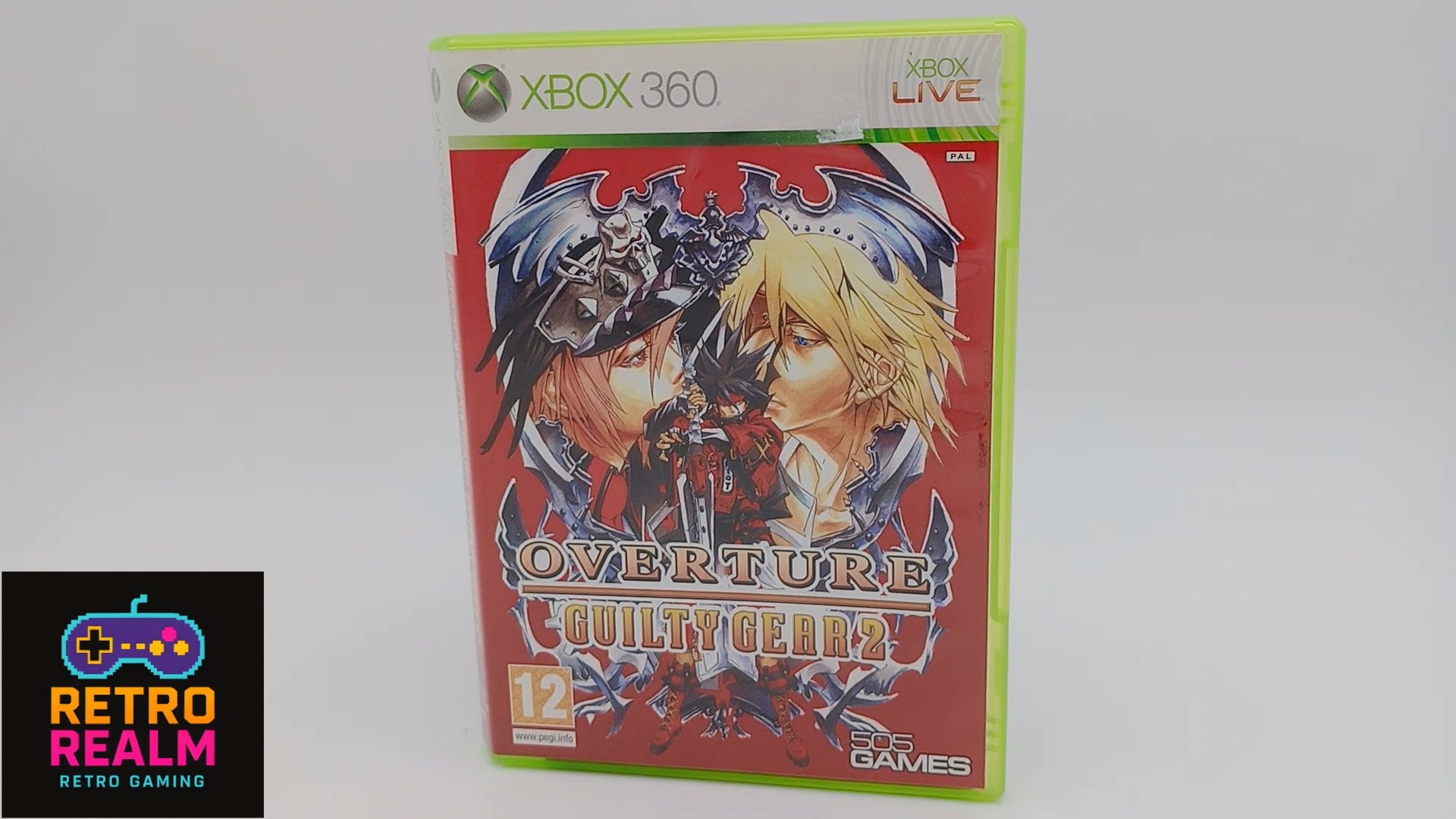 Overture Guilty Gear 2 for XBOX 360 PAL CID with Manual