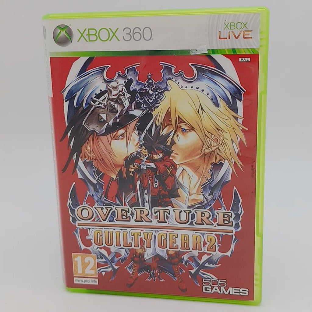Overture Guilty Gear 2 for XBOX 360 PAL CID with Manual