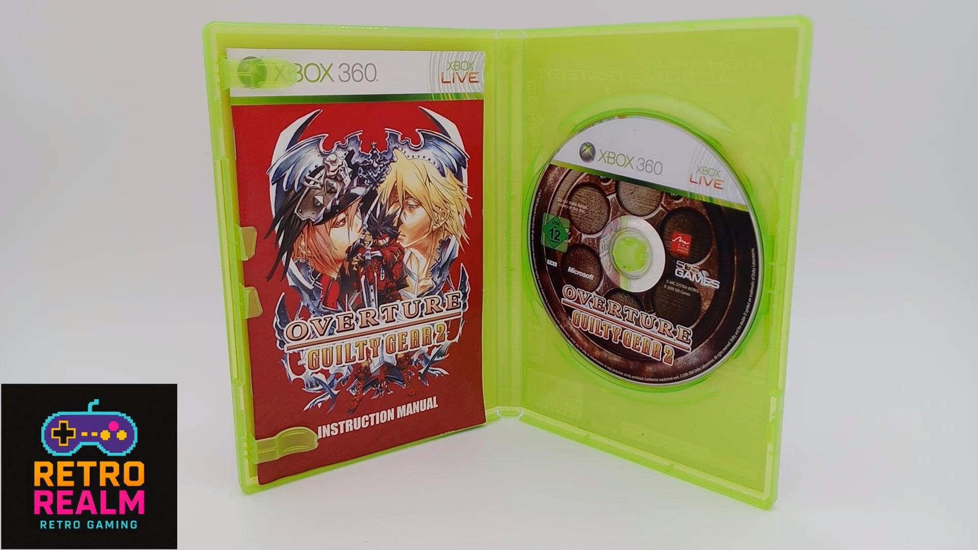 Overture Guilty Gear 2 for XBOX 360 PAL CID with Manual