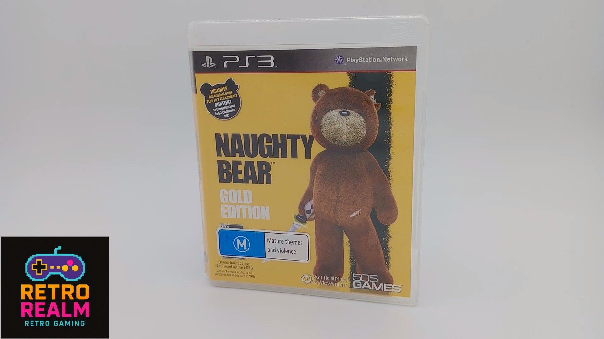 Naughty Bear Gold Edition for PlayStation 3 CIB with Manual