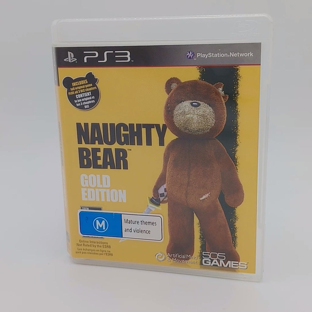 Naughty Bear Gold Edition for PlayStation 3 CIB with Manual