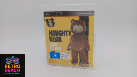 Naughty Bear Gold Edition for PlayStation 3 CIB with Manual