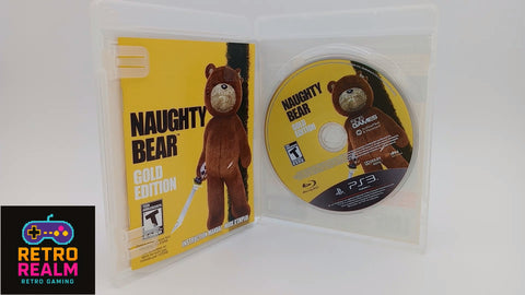 Naughty Bear Gold Edition for PlayStation 3 CIB with Manual