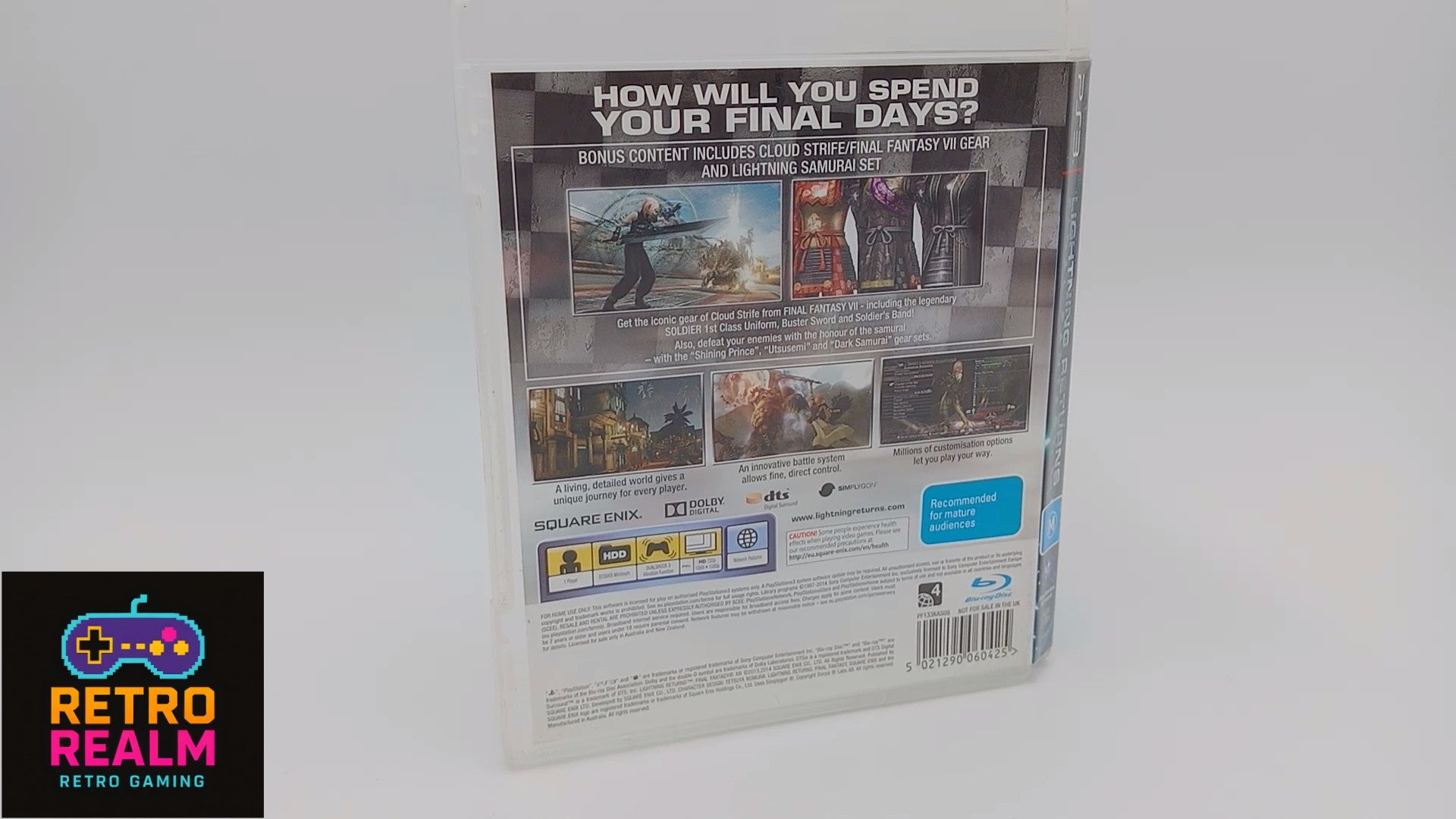 Lightning Returns Final Fantasy XIII for PlayStation 3 CIB with Manual