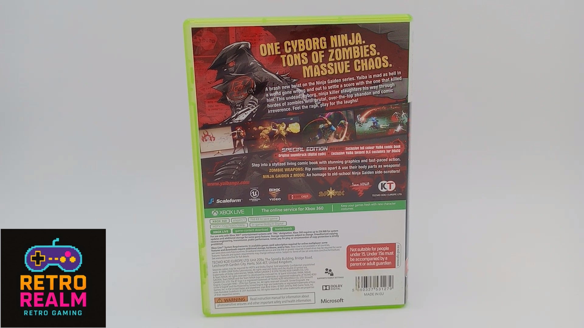 Yaiba Ninja Gaiden Z Special Edition for XBOX 360 PAL CIB with Manual