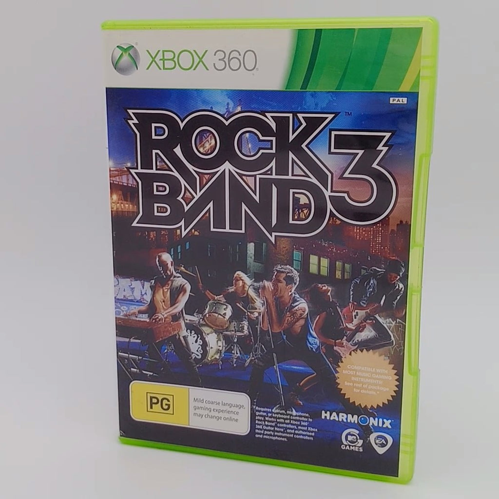 Rock Band 3 for XBOX 360 PAL CIB with Manual