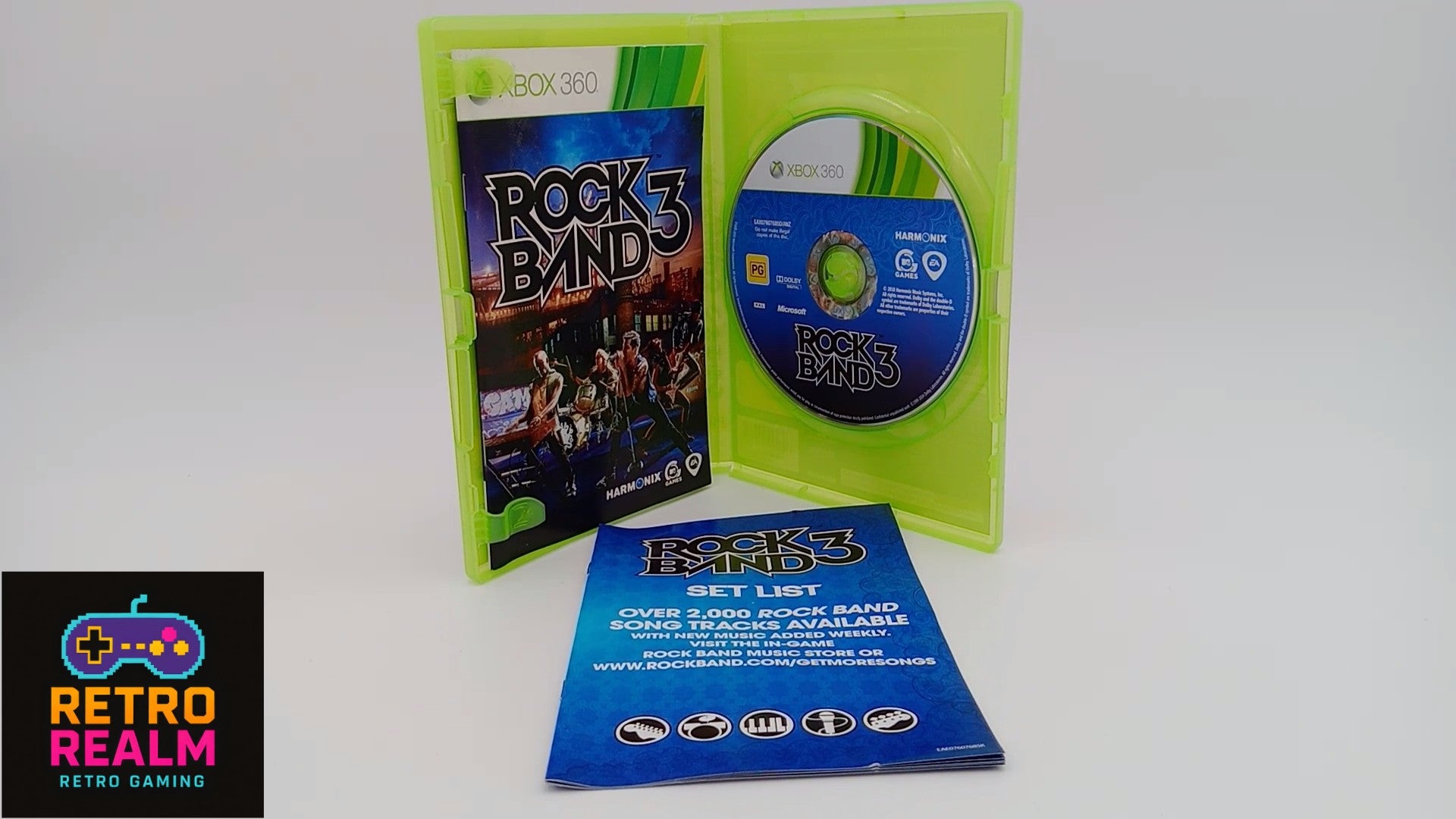 Rock Band 3 for XBOX 360 PAL CIB with Manual