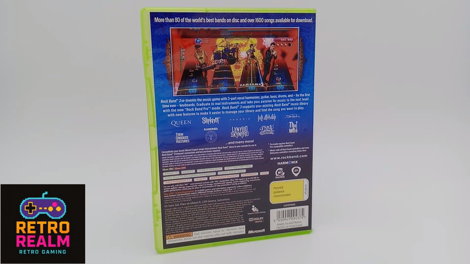 Rock Band 3 for XBOX 360 PAL CIB with Manual