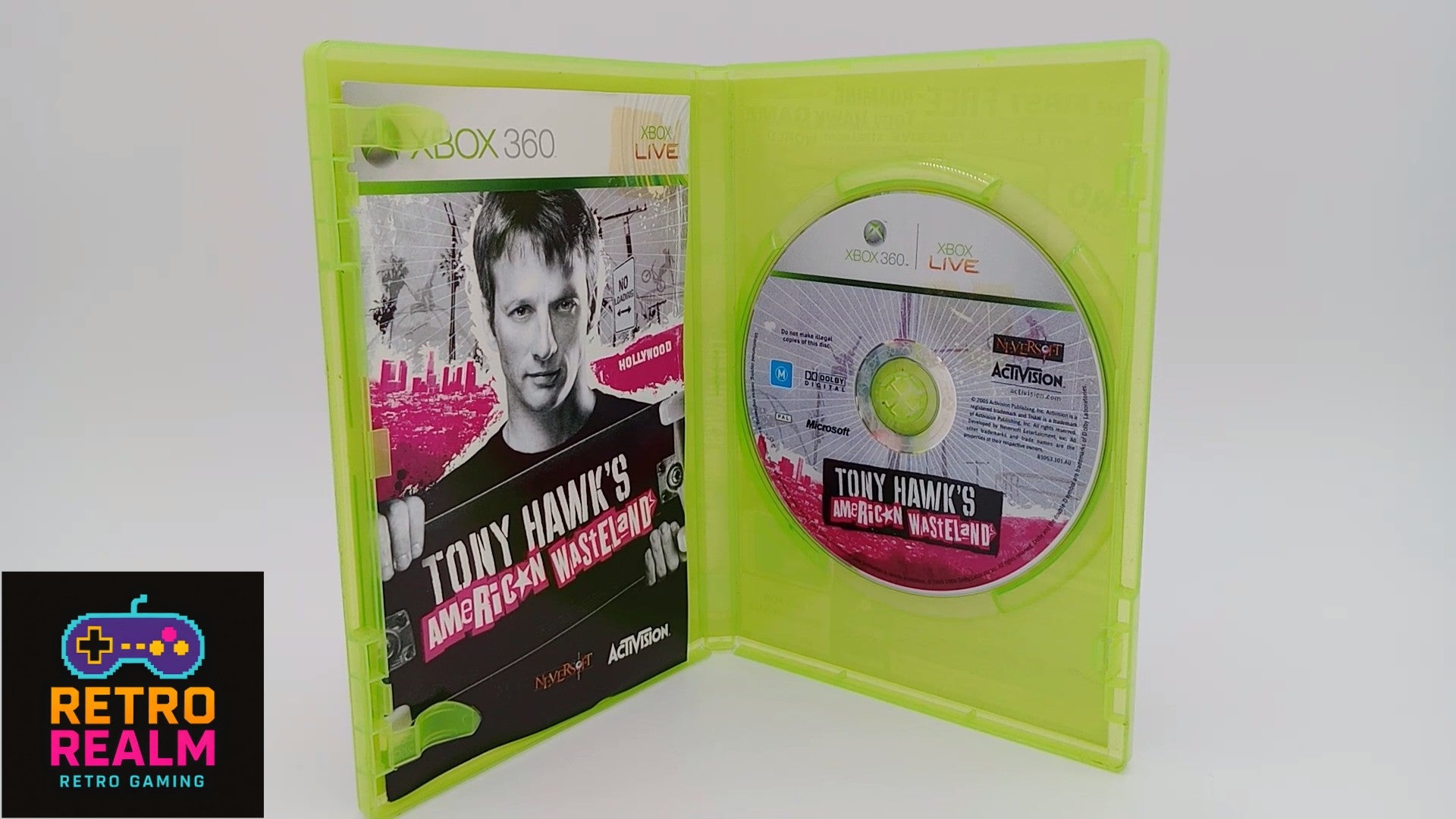 Tony Hawk's American Wasteland for XBOX 360 PAL CIB with Manual