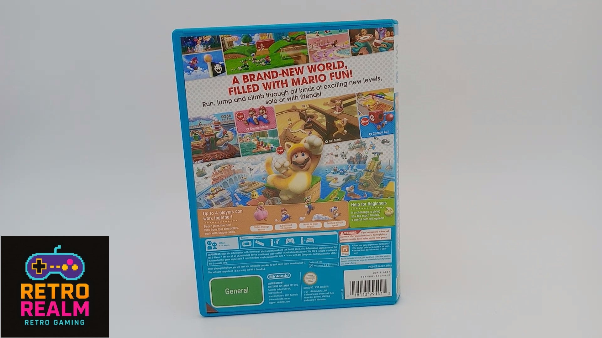 Super Mario 3D World for Wii U PAL CID with Manual