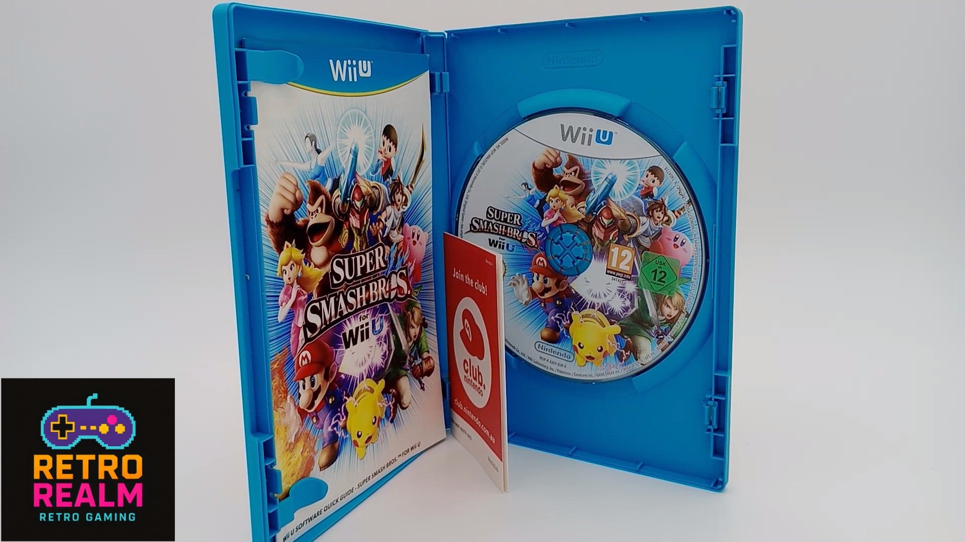 Super Smash Bros. for Wii U PAL CID with Manual
