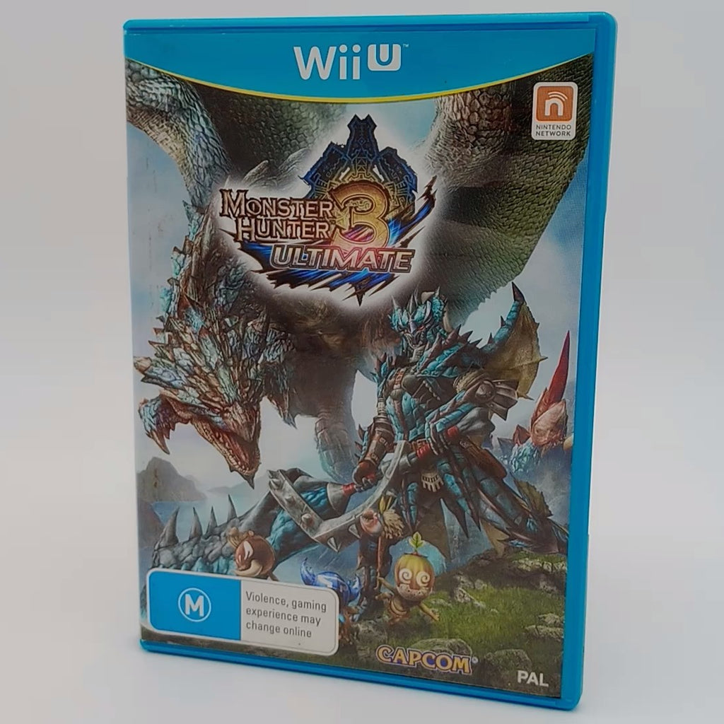 Monster Hunter 3 Ultimate for Wii U PAL CID with Manual
