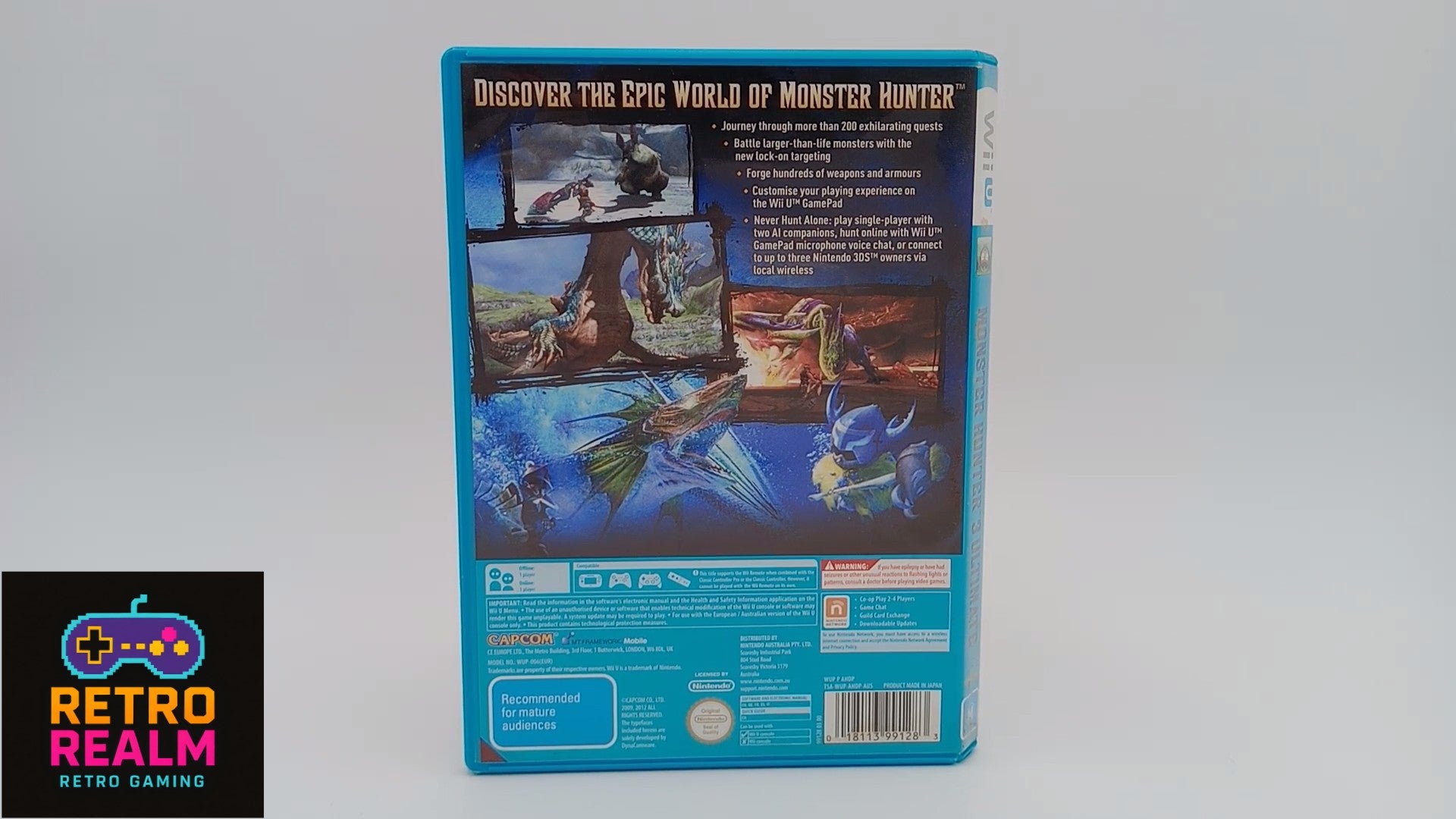 Monster Hunter 3 Ultimate for Wii U PAL CID with Manual