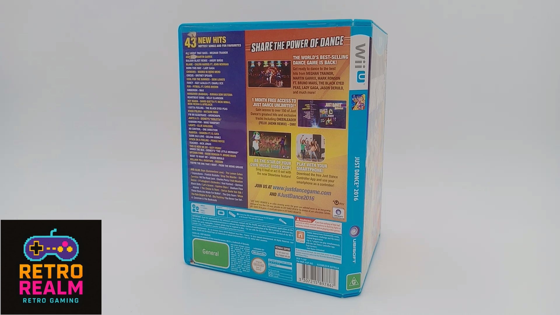 Just Dance 2016 for Wii U PAL CID with Manual