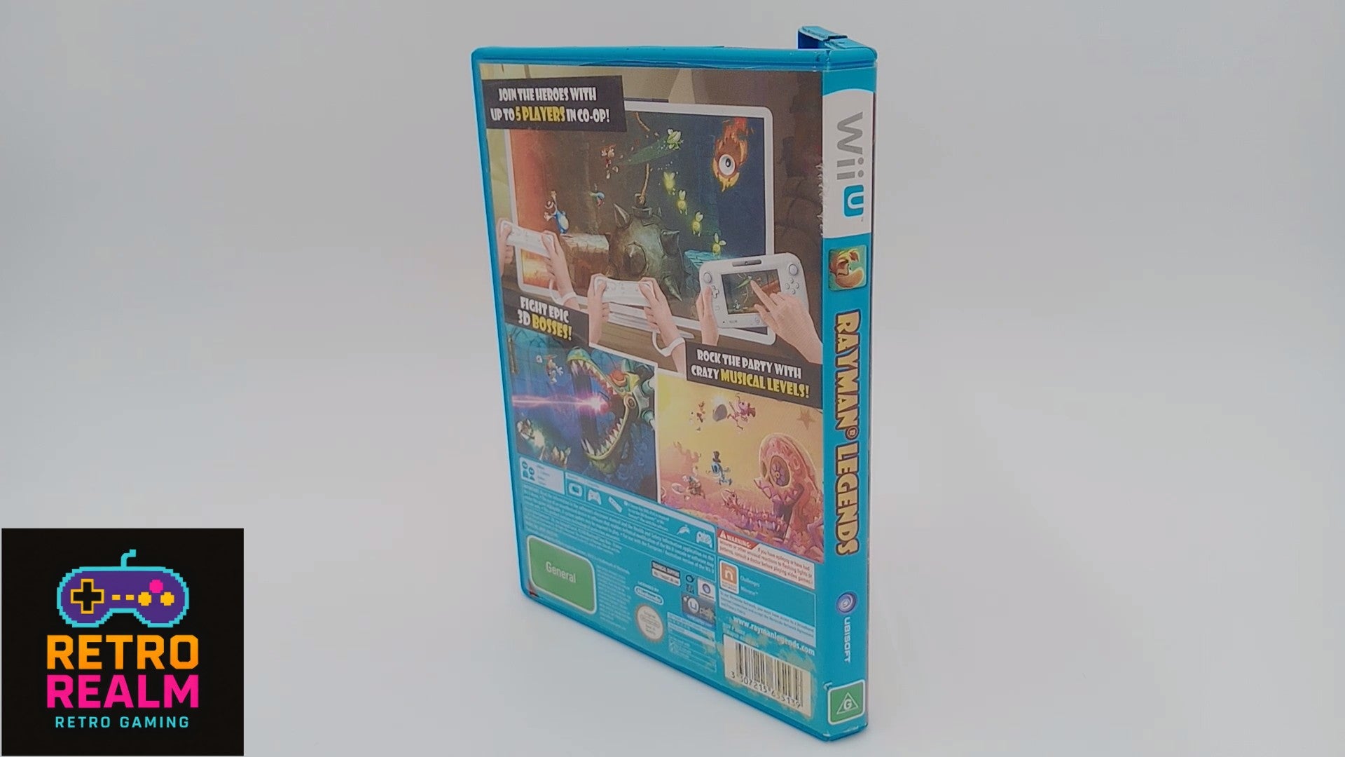 Rayman Legends for Wii U PAL CID with Manual