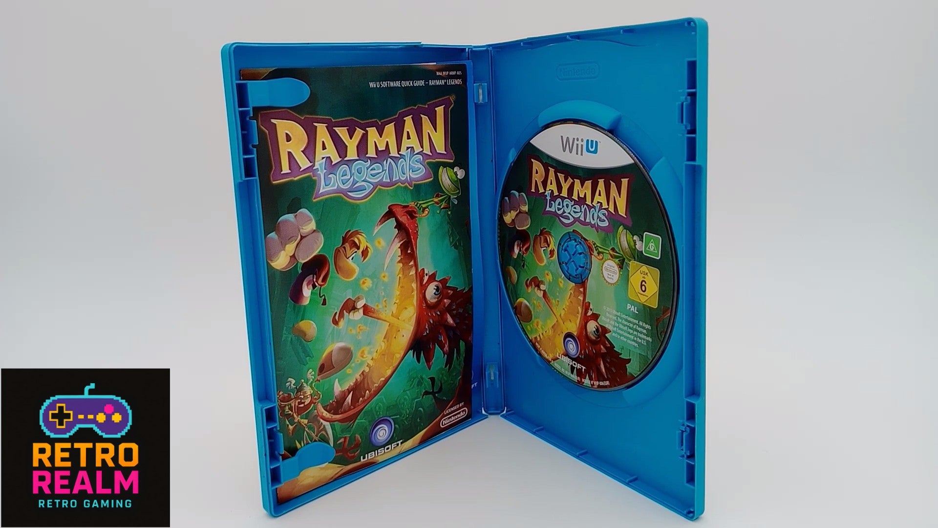 Rayman Legends for Wii U PAL CID with Manual