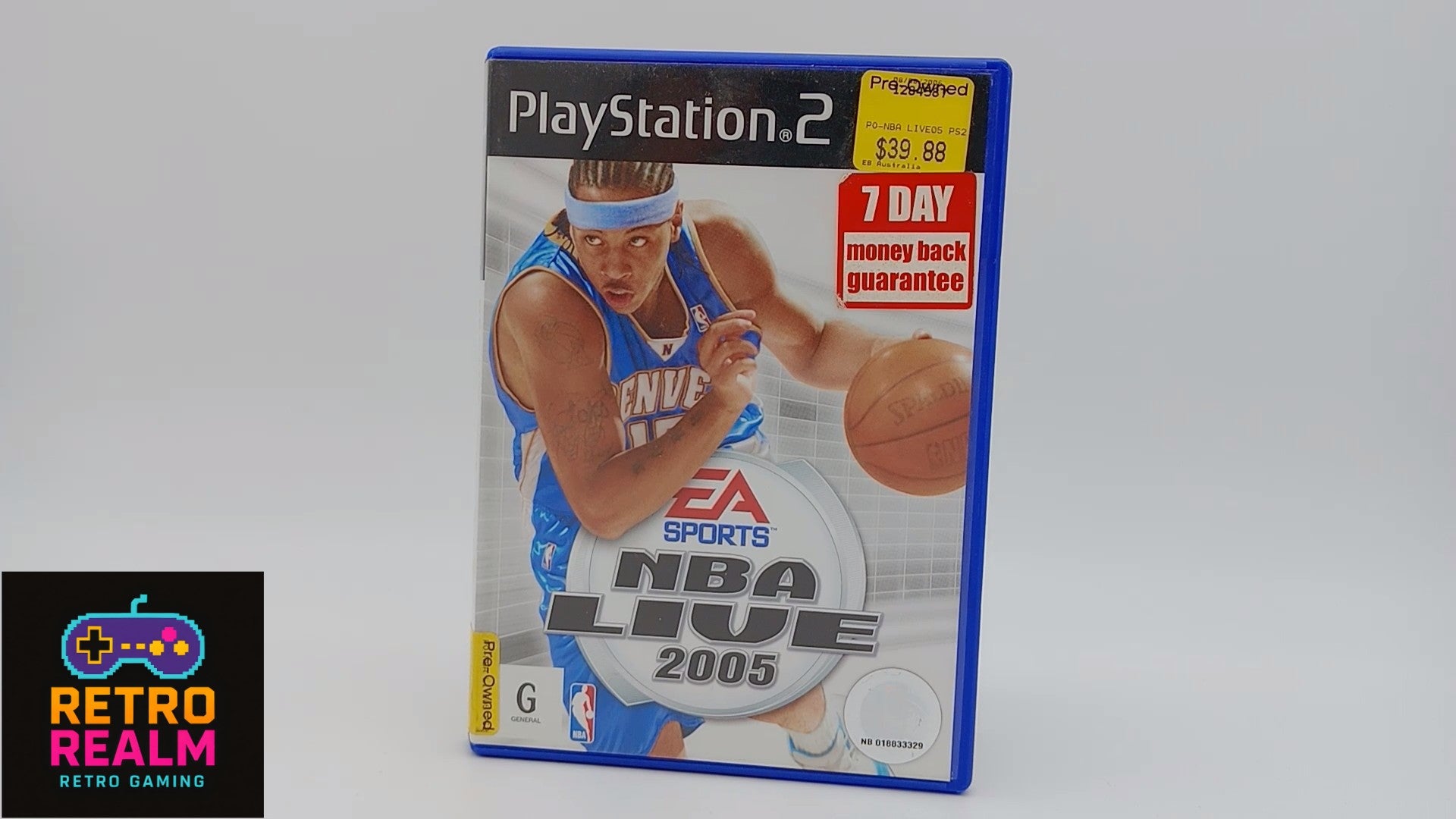 EA Sports NBA Live 2005 PAL for PlayStation 2 with Manual CID