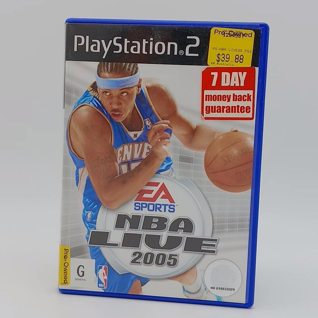 EA Sports NBA Live 2005 PAL for PlayStation 2 with Manual CID