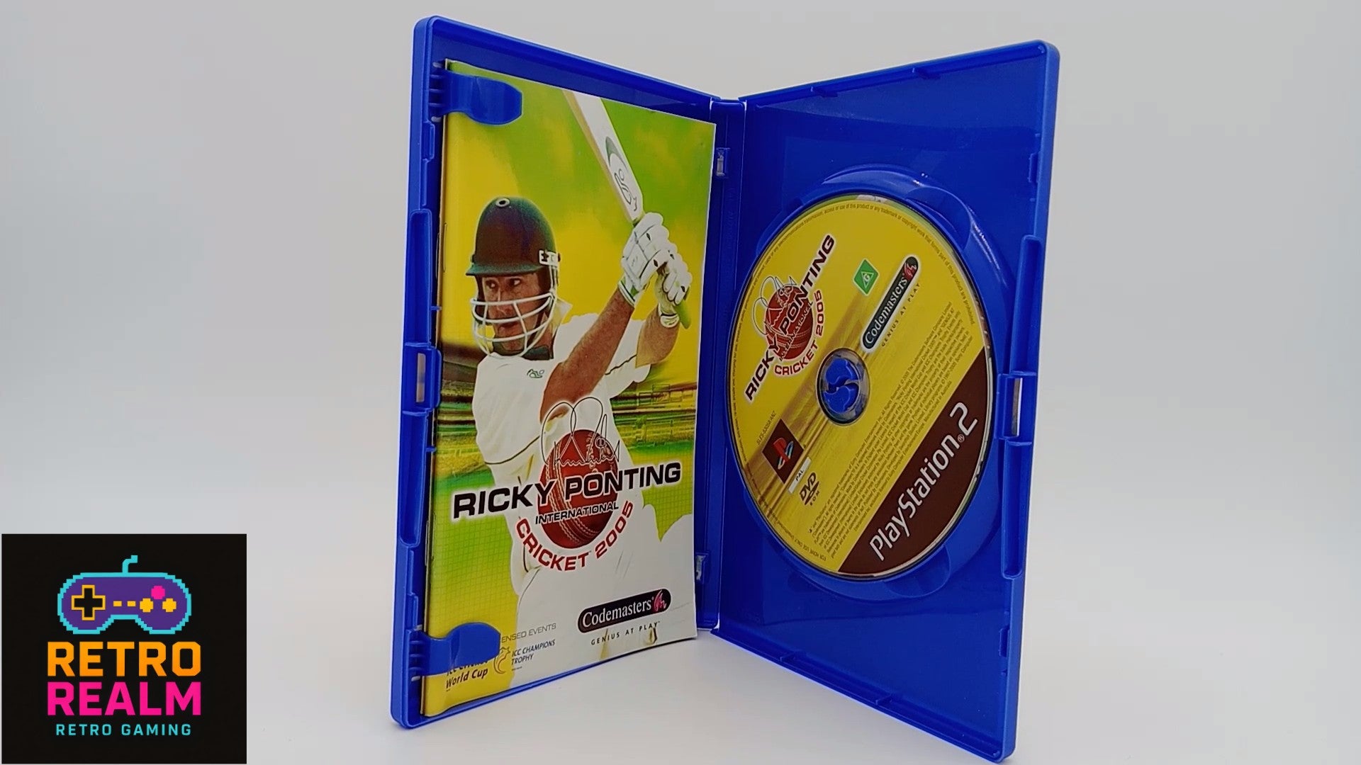 Ricky Ponting International Cricket 2005 PAL for PlayStation 2 with Manual CID