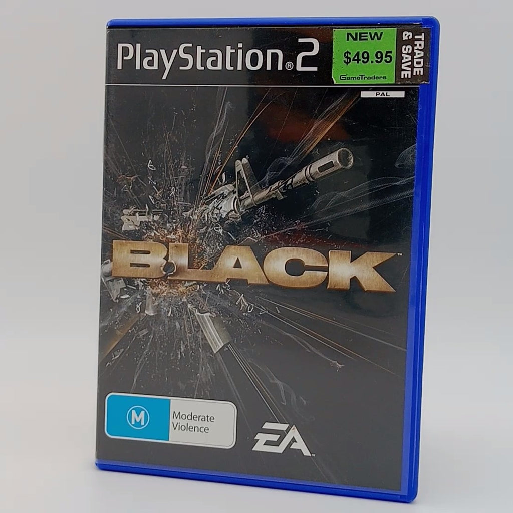 Black PAL for PlayStation 2 with Manual CID