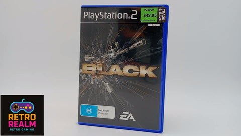 Black PAL for PlayStation 2 with Manual CID