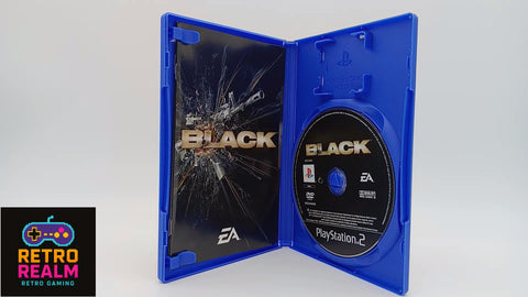 Black PAL for PlayStation 2 with Manual CID