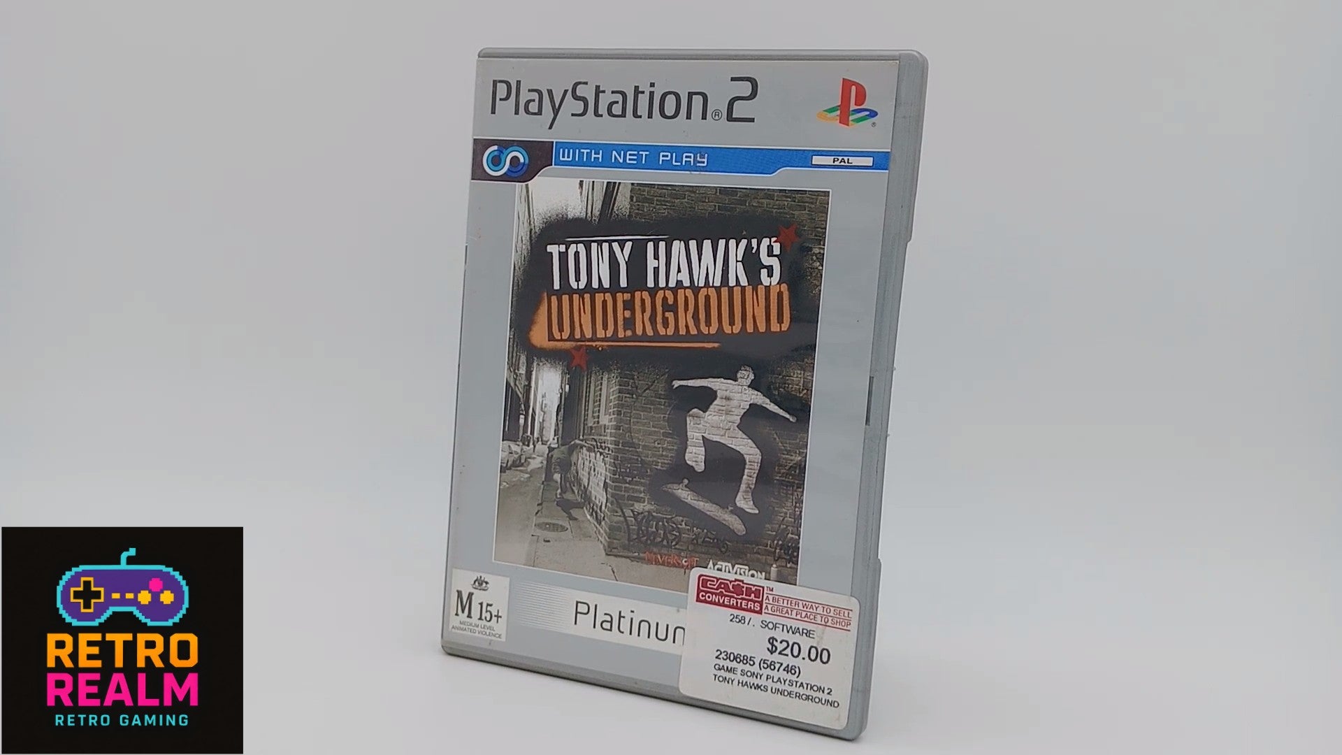 Tony Hawk's Underground PAL for PlayStation 2 with Manual CID