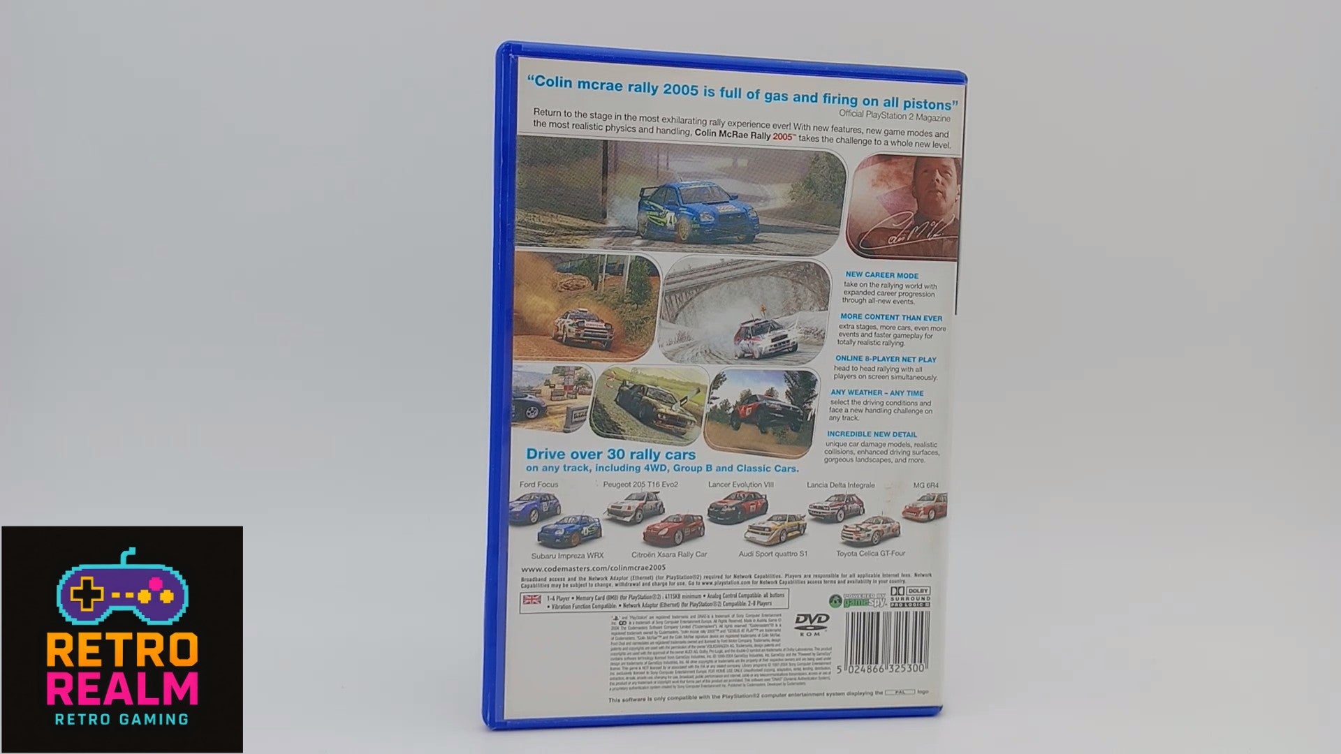 Colin McRae Rally 2005 PAL for PlayStation 2 with Manual CID