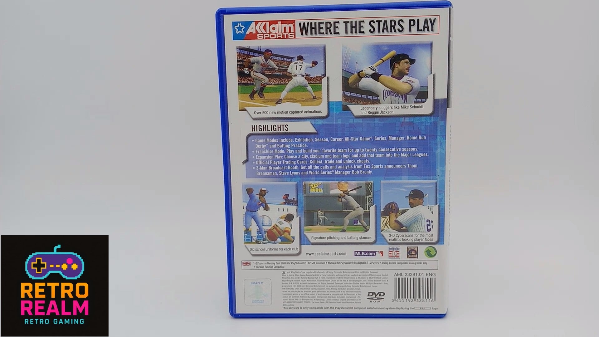 All-Star Baseball 2003 PAL for PlayStation 2 with Manual CID