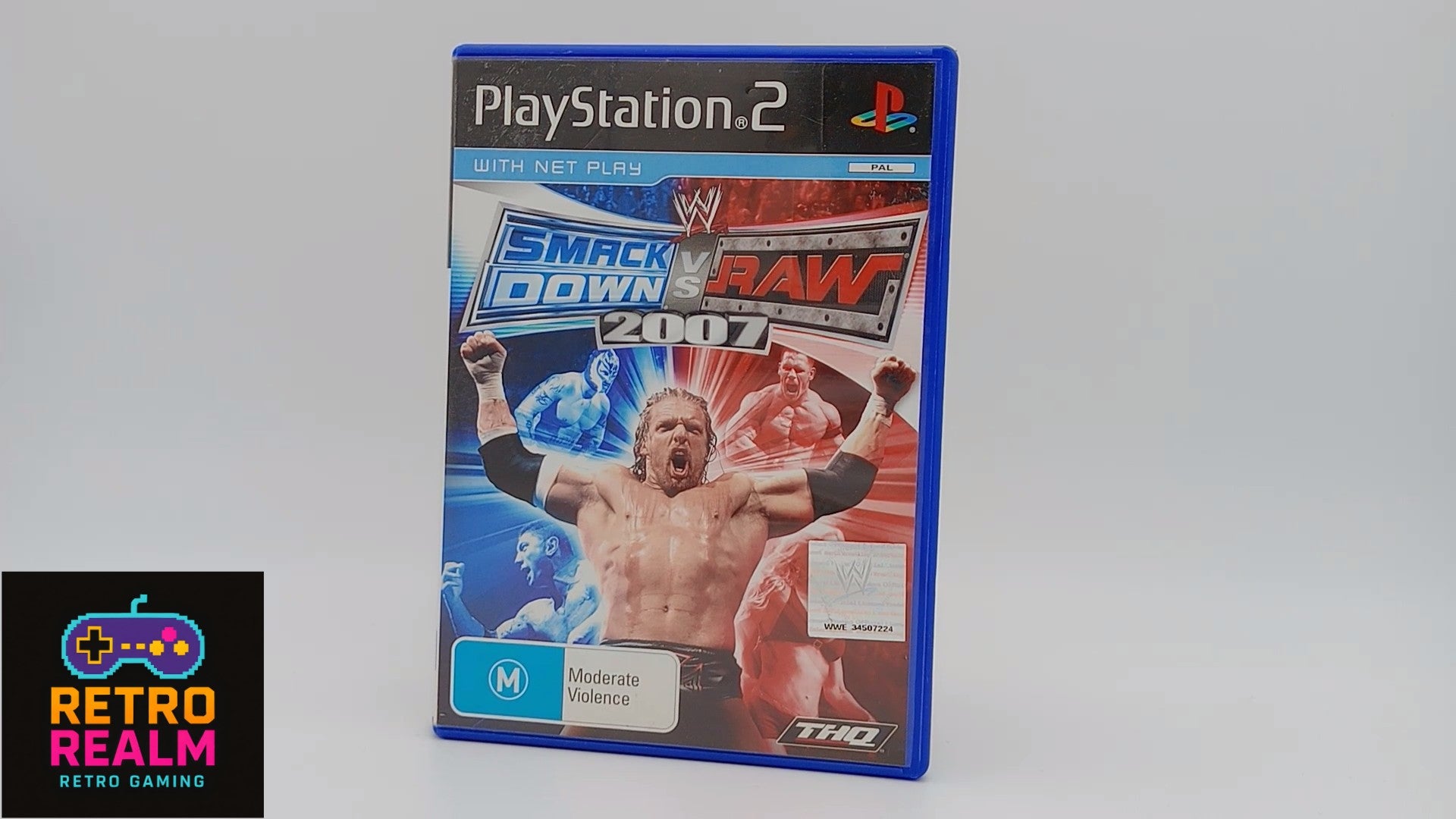 WWE Smackdown vs. RAW 2007 PAL for PlayStation 2 with Manual CID