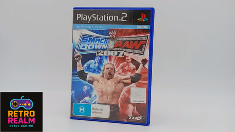 WWE Smackdown vs. RAW 2007 PAL for PlayStation 2 with Manual CID
