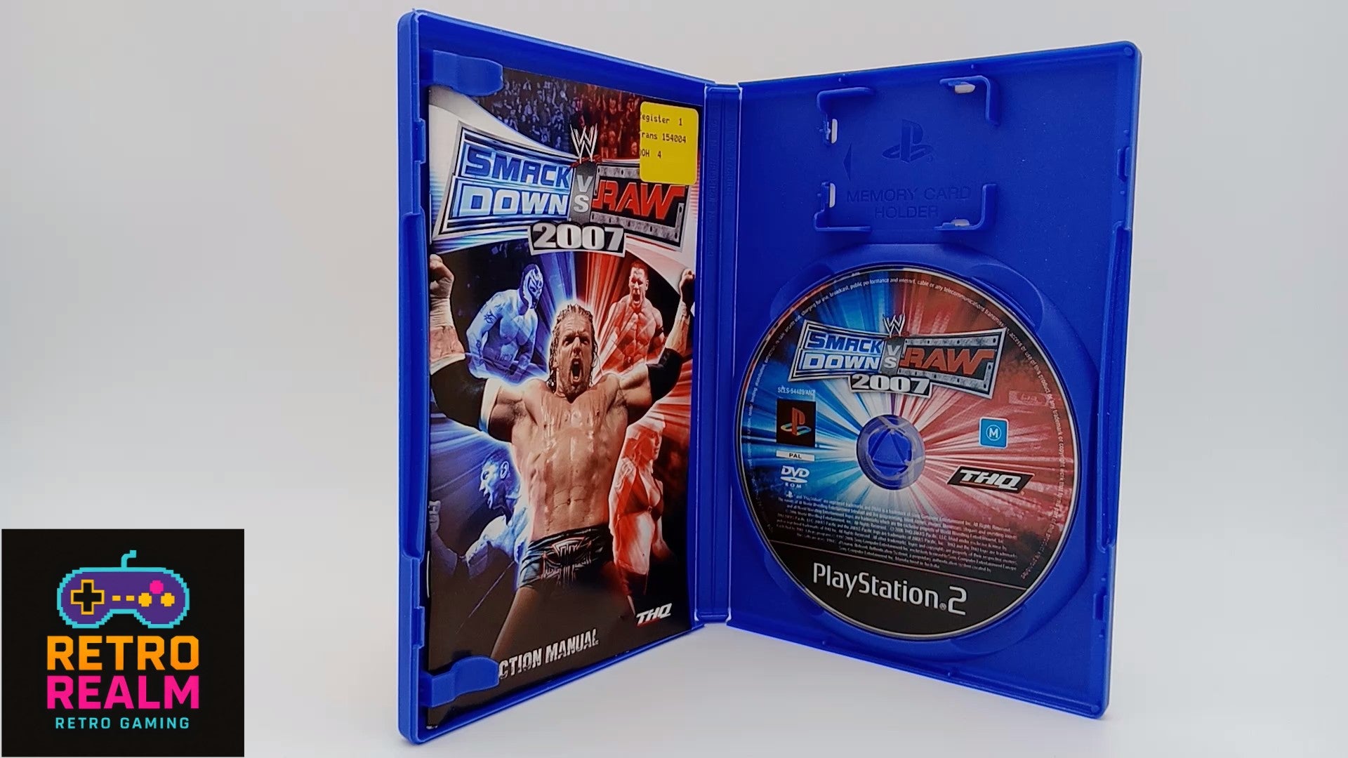 WWE Smackdown vs. RAW 2007 PAL for PlayStation 2 with Manual CID