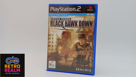 Delta Force Black Hawk Down PAL for PlayStation 2 with Manual CID