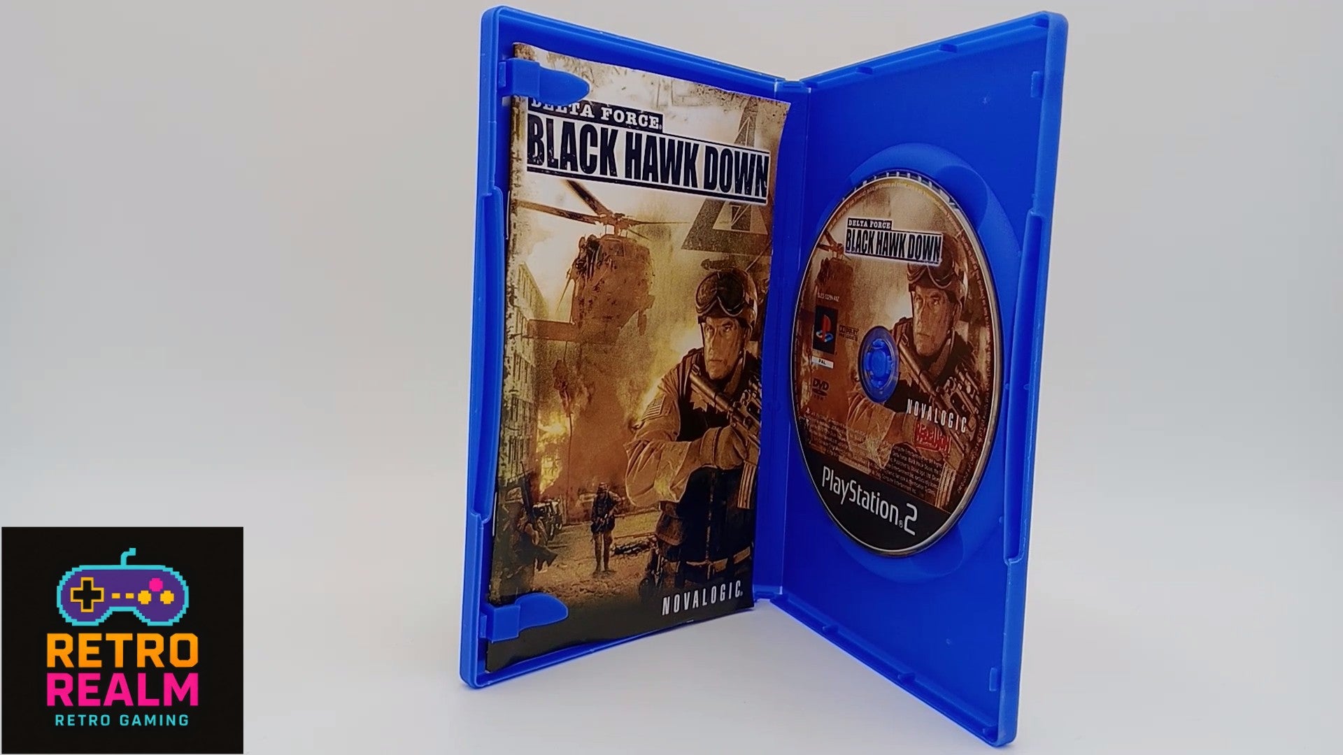 Delta Force Black Hawk Down PAL for PlayStation 2 with Manual CID