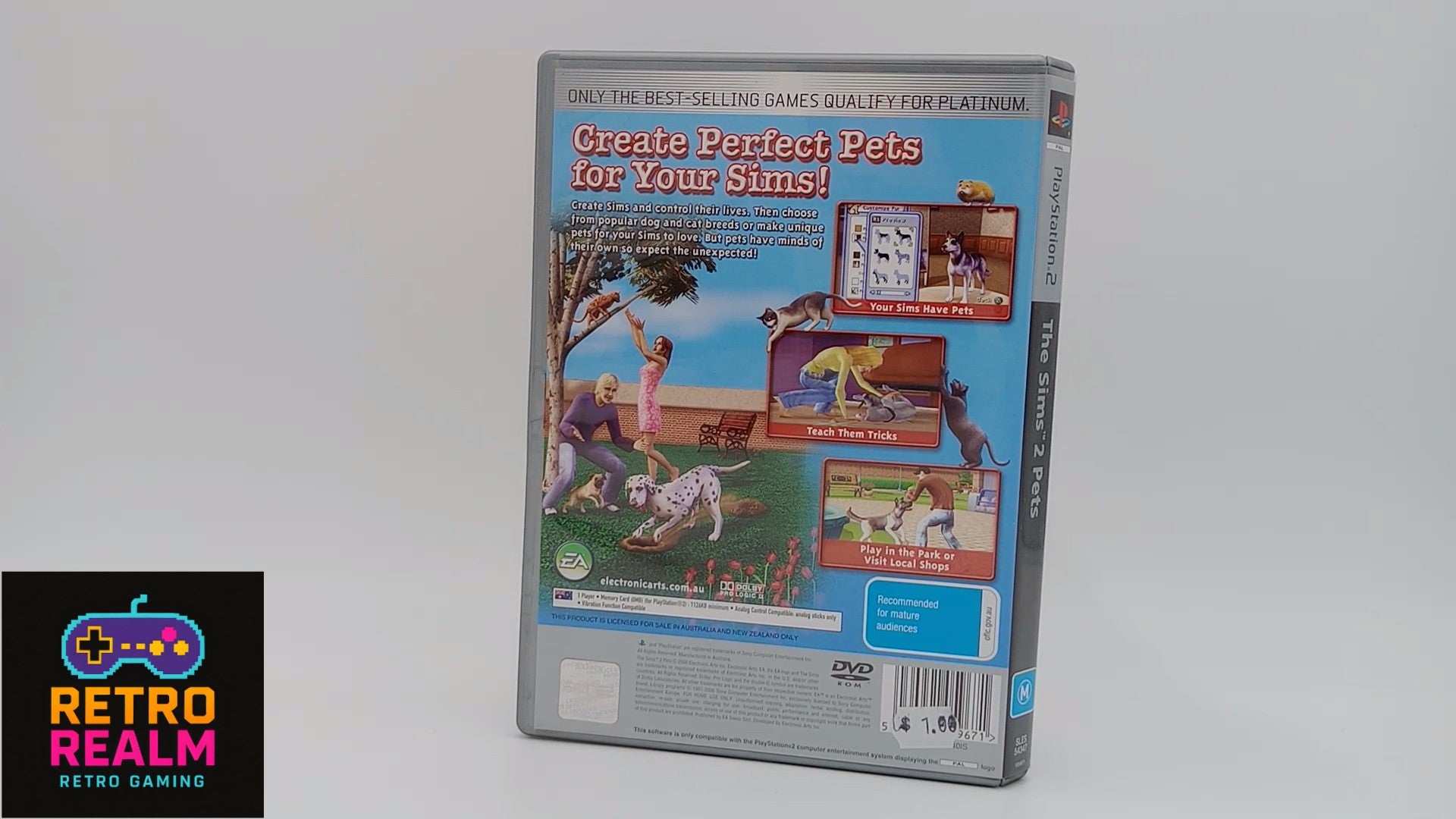 The Sims 2 Pets PAL for PlayStation 2 with Manual CID
