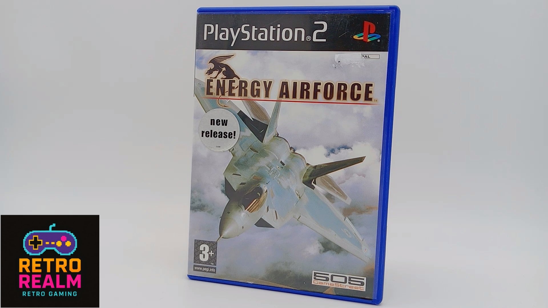 Energy Airforce PAL for PlayStation 2 with Manual CID