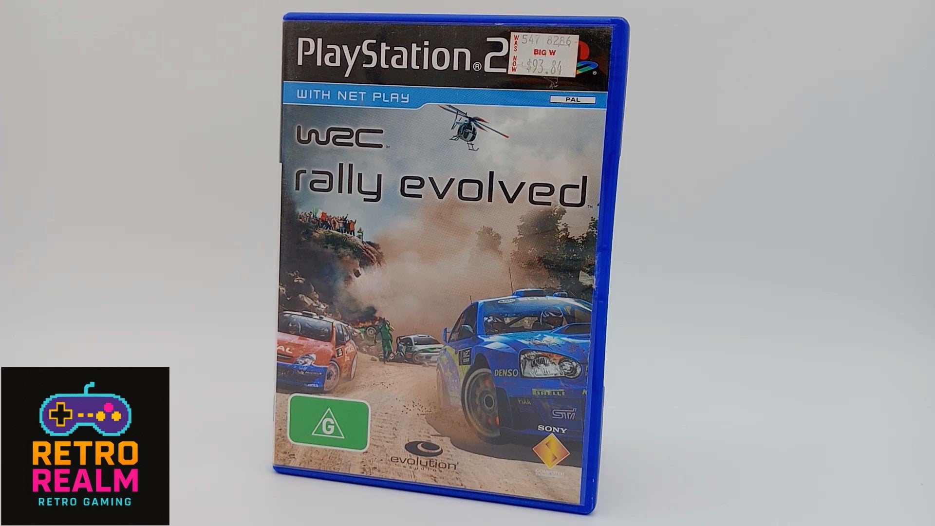 WRC: Rally Evolved PAL for PlayStation 2 with Manual CID